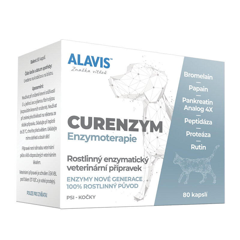 Alavis Curenzym Enzymoterapie pro psy a kočky