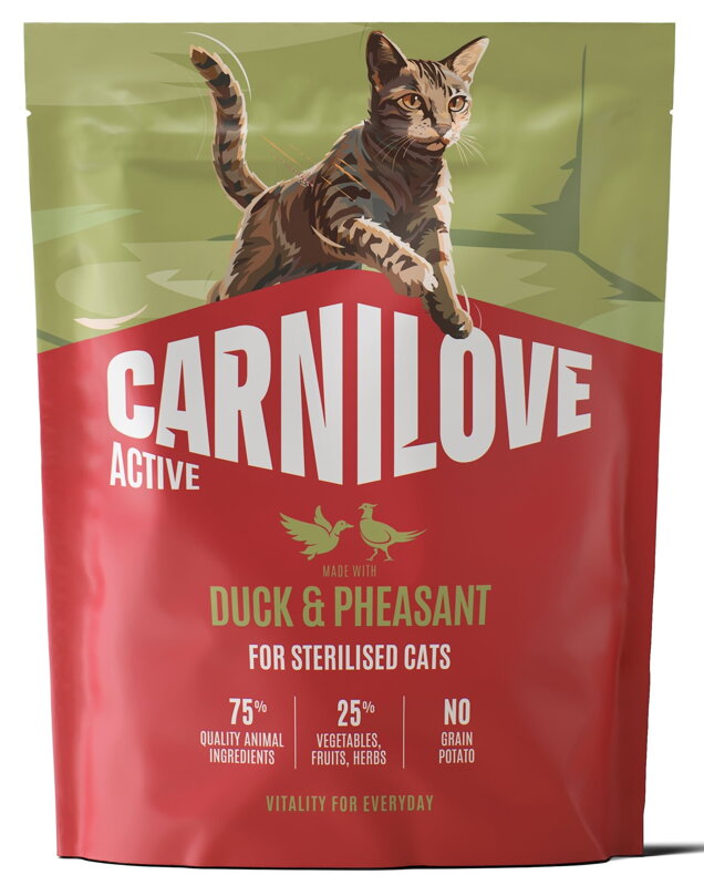 Carnilove Cat Active Dry Duck&Pheas.Steril.Ad.AB