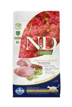 N&D GF Quinoa CAT Weight Management Lamb & Broccoli