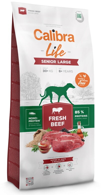 Calibra Dog Life Senior Large Fresh Beef 