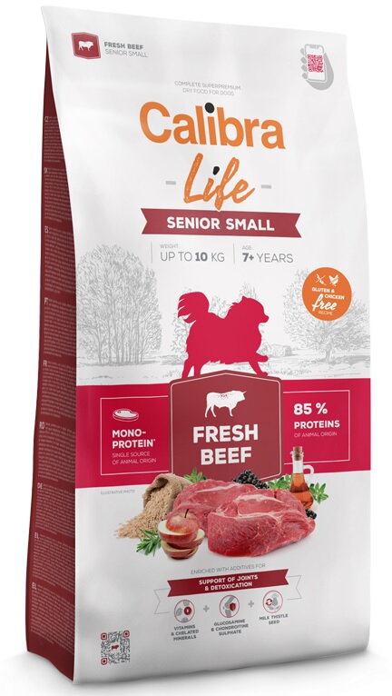 Calibra Dog Life Senior Small Fresh Beef