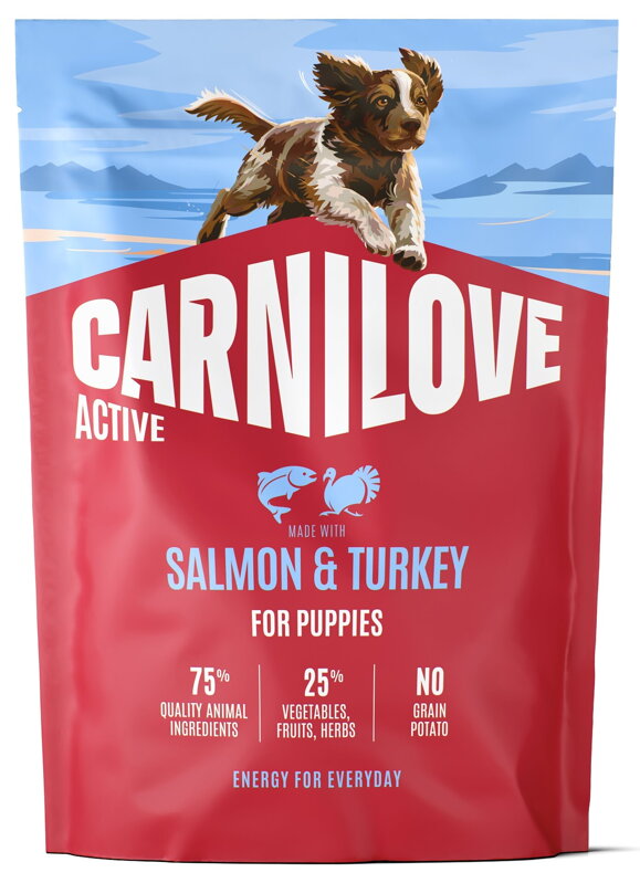 Carnilove Dog Active Dry Salmon&Turkey Puppies