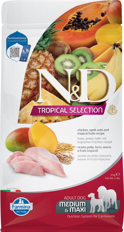 N&D TROPICAL SELECTION DOG Adult M/L Chicken