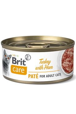 Brit Care Cat konz Paté Turkey&Ham 70g