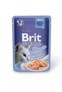 Brit Premium Cat D Fillets in Jelly with Salmon