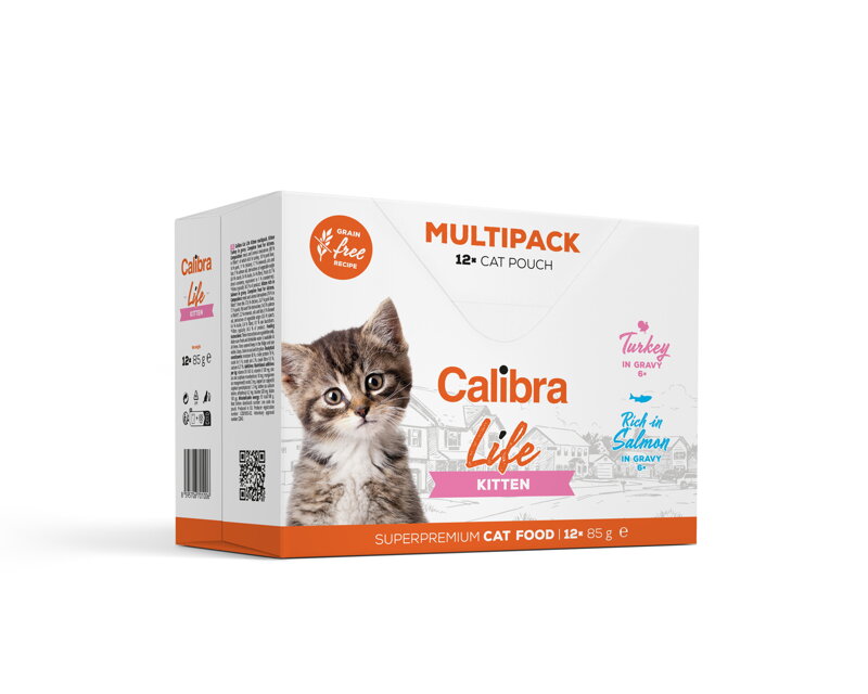 Calibra Cat Life kapsa Kitten Multipack 12x85g