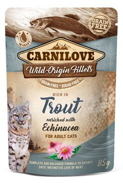 Carnilove Cat Pouch Trout Enriched & Echinacea 85g