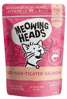 MEOWING HEADS So-fish-ticated Salmon kapsička 100g
