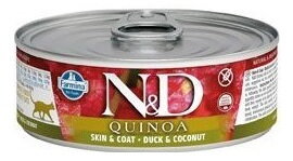 N&D CAT QUINOA Duck & Coconut 80g