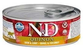 N&D CAT QUINOA Quail & Coconut 80g