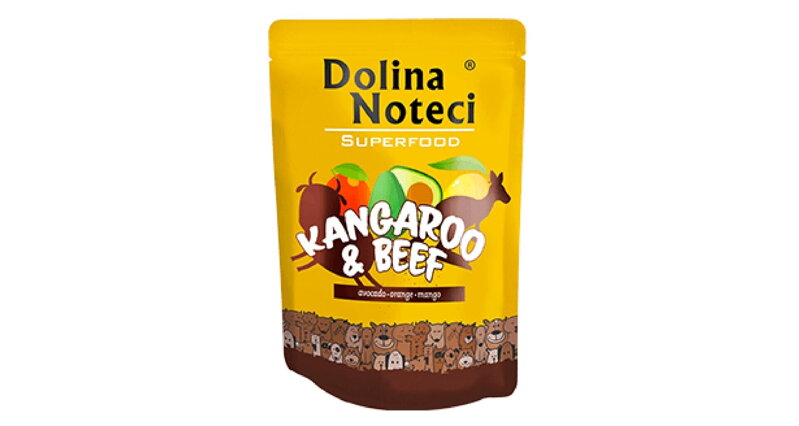 Dolina Noteci Dog kapsa SUPERFOOD klokan/hovězí 300g