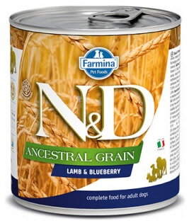 N&D DOG LOW GRAIN Adult Lamb & Blueberry 285g N&D DOG LOW GRAIN Adult Lamb & Blueberry 285g