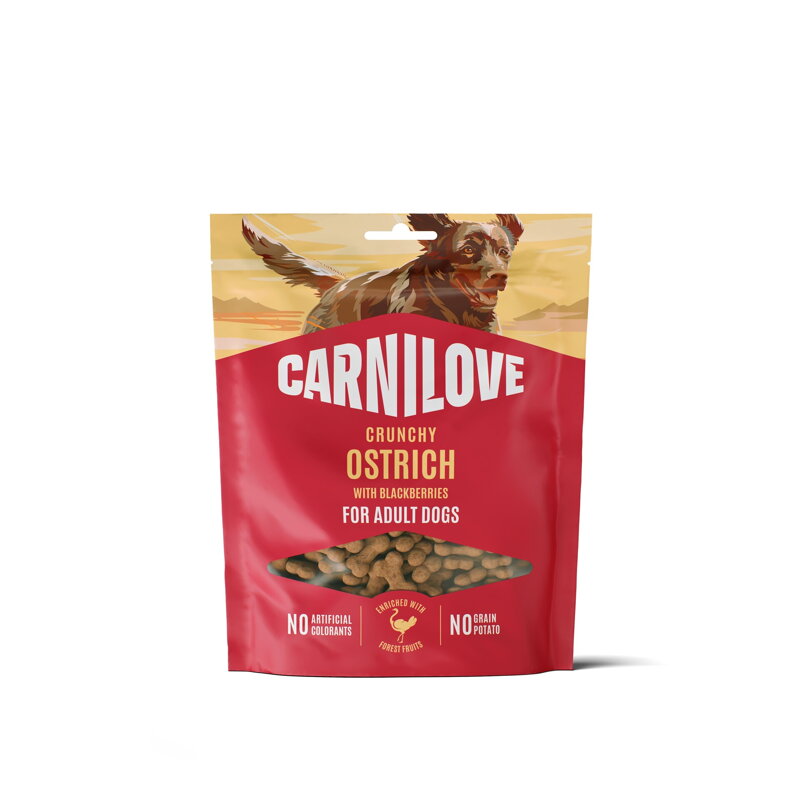 Carnilove Dog Crunchy Snack Ostrich+Blackberries 200g