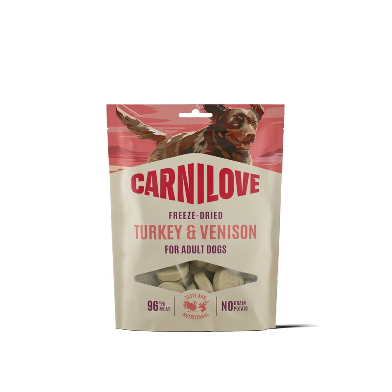 Carnilove Dog Freeze-Dried Turkey&Venison 60g