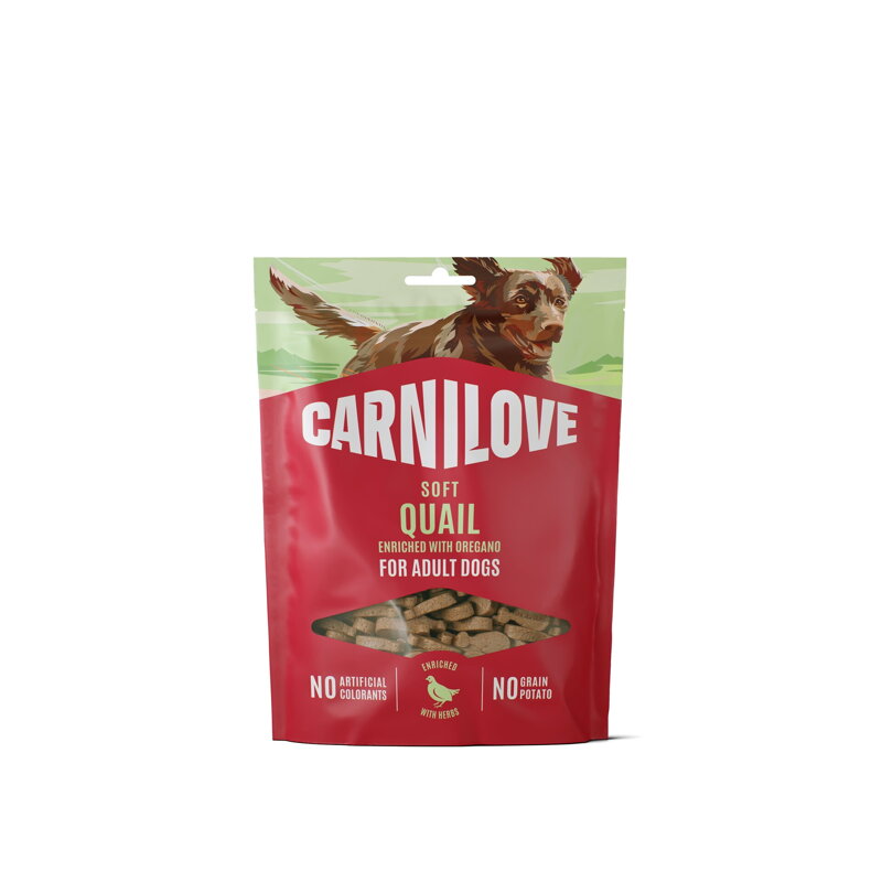 Carnilove Dog Soft Snack Quail+Oregano 200g