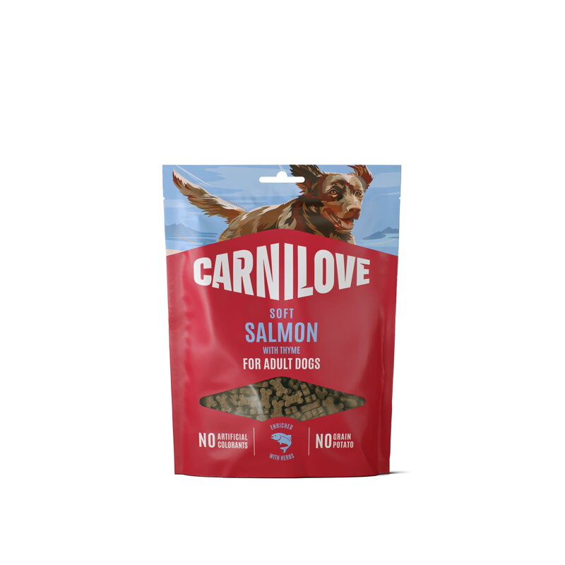Carnilove Dog Soft Snack Salmon+Thyme small bite 200g