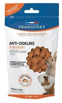 Francodex Pochoutka Odour care hlodavci 50g Francodex Pochoutka Odour care hlodavci 50g