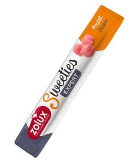 Pochoutka kočka SWEETIES kuřecí krém.tyčinka 14g Zolux