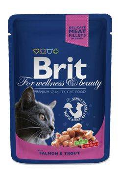 Brit Premium Cat kapsa with Salmon & Trout 100g